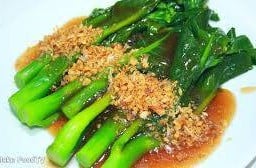 คะน้าน้ำมันหอย กับข้าว