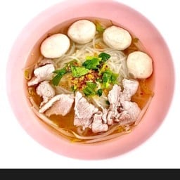 ลูกชิ้นหมู + หมูหมัก น้ำใส