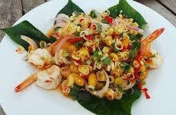 ยำตะไคร้กุ้งสด ไลน์แมน