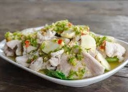 หมูมะนาว กับข้าว
