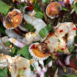 ปูม้า หอยแครง กุ้งสด