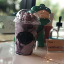 บลูเบอรี่สมูทตี้ ปั่น