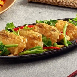 เนื้อปลากะพงผัดคื่นไช่