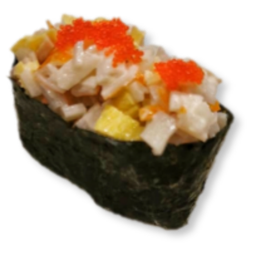 ซูชิสลัดปูอัดไข่หวาน