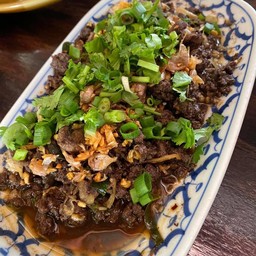 ลาบหมูสุก