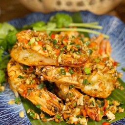 กุ้งผัดพริกเกลือ