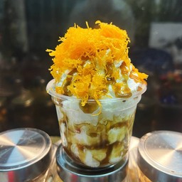 วิปครีมล้วนคาราเมลฝอยทอง