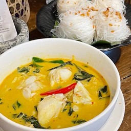 แกงกะทิ เนื้อปูก้อน