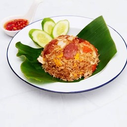 ข้าวผัดกุนเชียงหมู