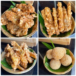 รวมพิเศษ 4 ชุด กล้วย มัน เผือก ซาลาเปาทอดใส้ถั่ว