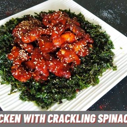 Chicken Crispy Spinach