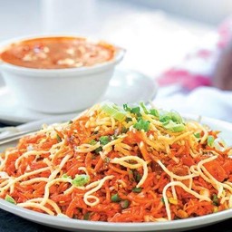 Vegetable Teiple Schezwan Fried Rice