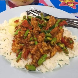 ส้มตำไก่ย่างอาหารตามสั่งหนองแขวะ