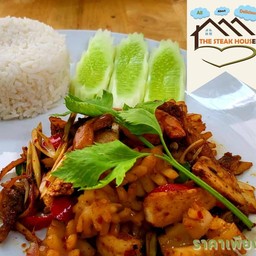 40.3 ข้าวผัดฉ่าทะเลแน้นแน่น Rice With Stir Fried Spicy Sea Food