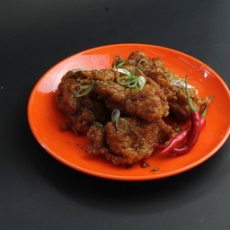 ไก่ทอดซอสโคคิโอะรสเผ็ด
