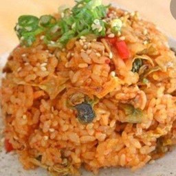 Kimchi Fried Rice With Pork Belly