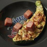 Baked Zucchini & Spam