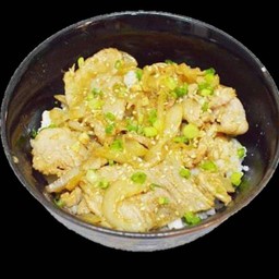 ข้าวหน้าหมูผัดยากินิกุ+ไข่ออนเซ็น