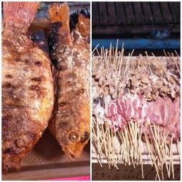 ปลาเผา 1 ตัว +หม่าล่า 10 ไม้ 50บาท(สุ่ม)