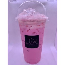 นมชมพูเย็น