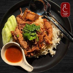 ข้าวหมูอบ ใส่กล่อง