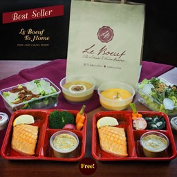 Grilled Salmon Steak FREE Grilled Salmon Steak 200g.