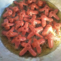 ไส้กรอกคอกเทลไก่(กรอกแดง)