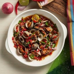 B08ยำหอยแครง Thai Cockle Salad