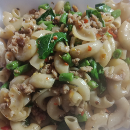 มักกะโรนีกระเพรา