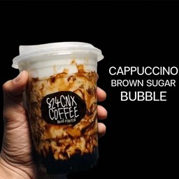 คาปูชิโน่บราวชูก้าบับเบิ้ล - Cappuccino brown sugar bubble