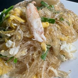 เนื้อปูผัดไข่ใส่วุ้นเส้น