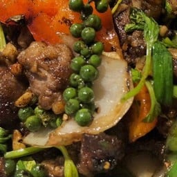 หมูป่าผัดพริกไทยดำ