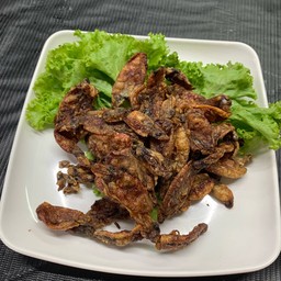 หมึกแห้งทอด