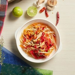 A04ตำไทย Thai papaya salad