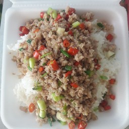 หมูสับคั่วพริกเกลือ