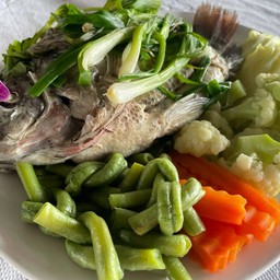 ปลานิลนึ่งแจ่ว