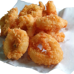 ปลาหมึกชุปแป้งทอด