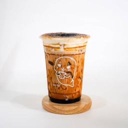 ชานมลาวาเฮยถางครีมชีสพ่นไฟ