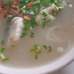 ต้มเส้นปลา + ไข่