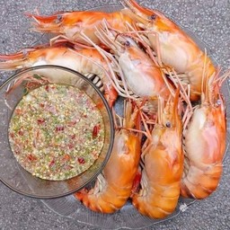 กุ้งกามกรามอบเกลือ ครึ่งกิโล