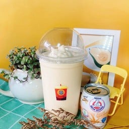 นมหมีโกลด์ไวท์มอลต์ปั่น