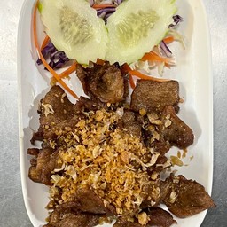 หมูทอดกระเทียม