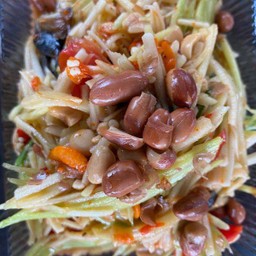 ตำมะม่วงใส่ปู_ปลาร้า