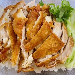 ข้าวมันไก่ทอด