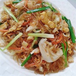 ข้าวผ้ดวุ้นเส้นกุ้ง