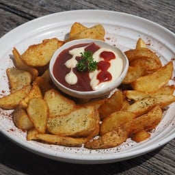 มันฝรั่งทอด Potato wedges