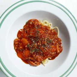 สปาเก็ตตี้ซอสมะเขือเทศ