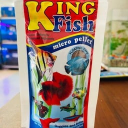 อาหารปลา King Fish-เม็ดจิ๋ว (60g) แดง