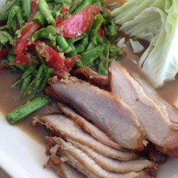 ตำถั่วคอหมูย่าง