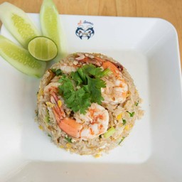 ข้าวผัด เลือกเนื้อสัตว์ได้